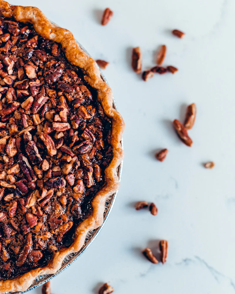 Tarte aux noix caramélisées